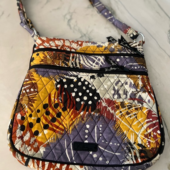 Vera Bradley Painted Palms Hipster Bag - Picture 2 of 10